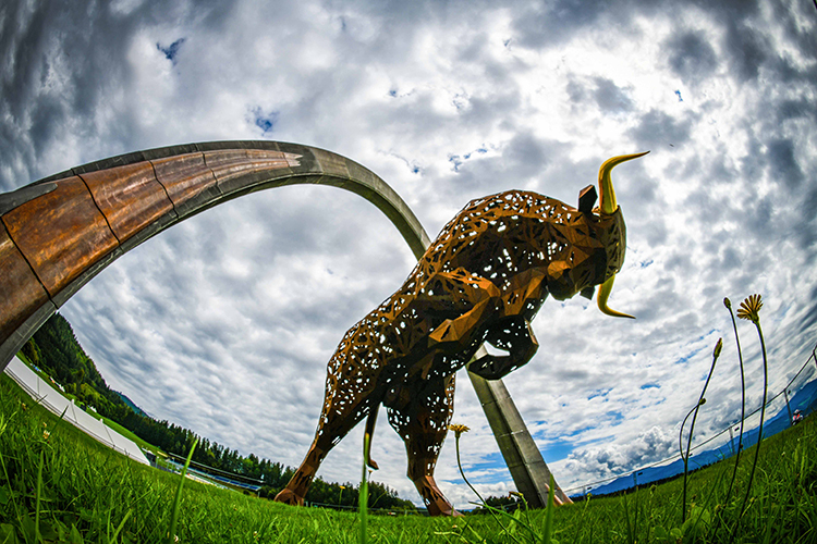 Über dem Red Bull Ring hängen die Wolken