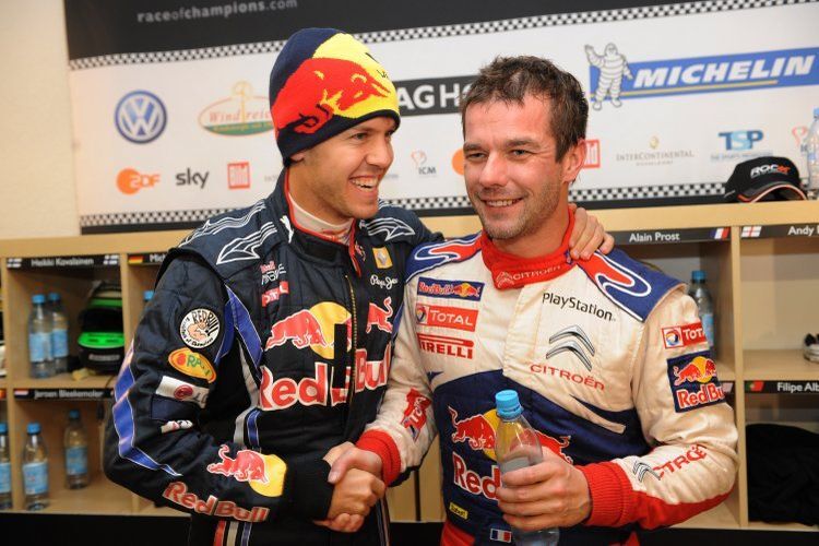 Vettel und Loeb