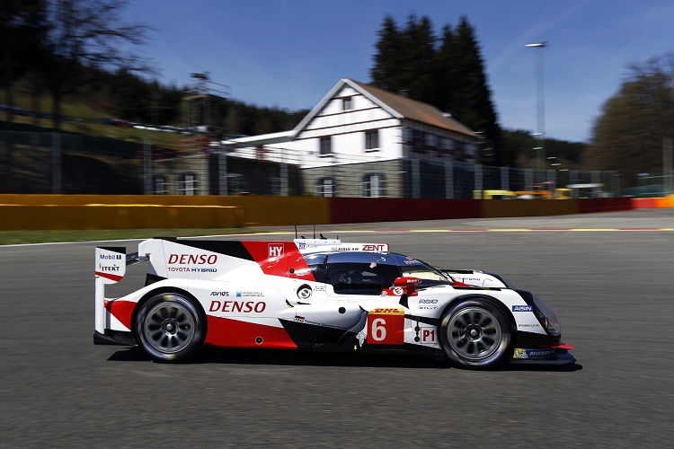 Schnellster: Der Toyota TS050 Hybrid von Stéphane Sarrazin, Mike Conway und Kamui Kobayashi