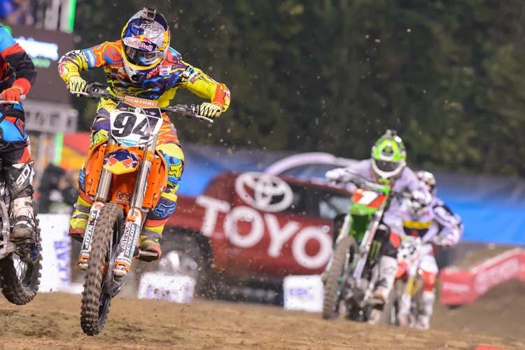 Titelduell: Ryan Villopoto (hi.) und Ken Roczen (94)