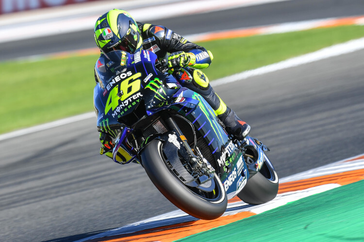 Immer wieder am Limit: Valentino Rossi