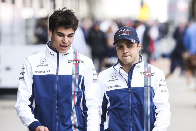 Lance Stroll und Felipe Massa