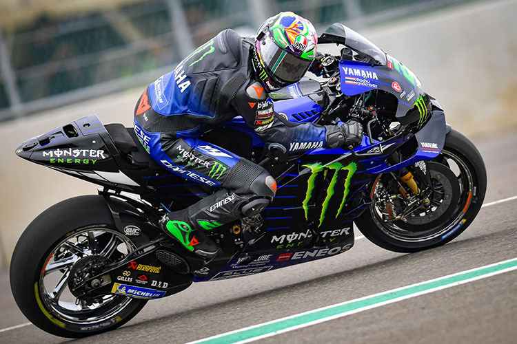 Franco Morbidelli auf der Werks-Yamaha