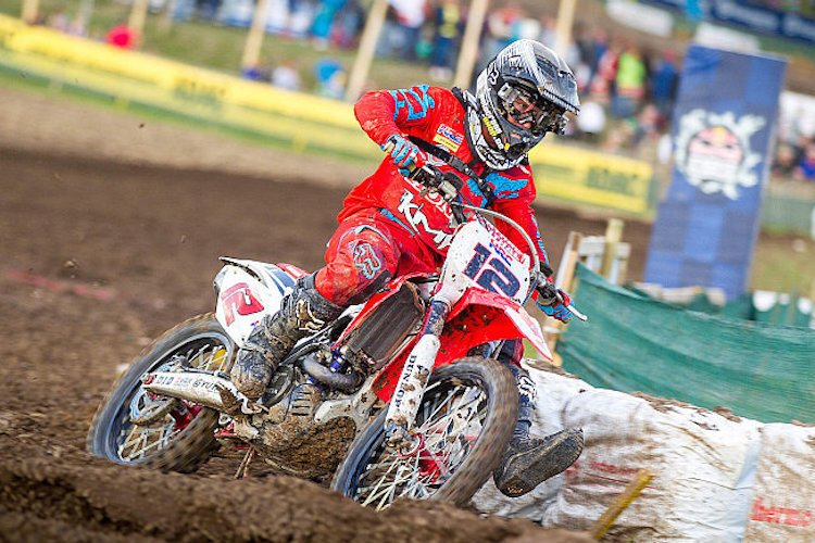 Max Nagl 2014 mit Honda beim MX Masters in Gaildorf