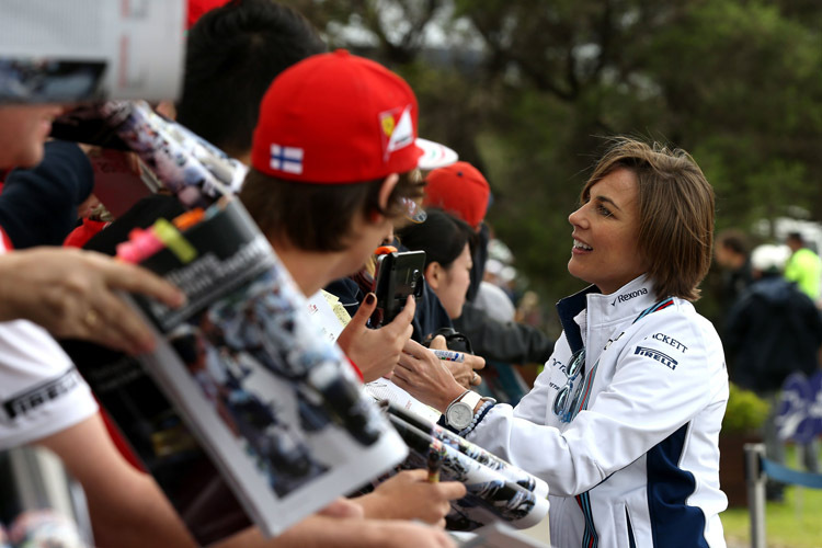 Claire Williams: «Ich habe das unglaubliche Glück, der Arbeit, die ich liebe, nachgehen zu dürfen»