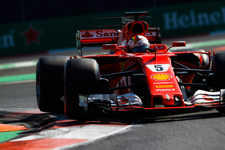 Sebastian Vettel holte sich in Mexiko die Pole