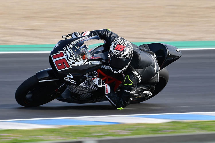 Joe Roberts gestern in Jerez