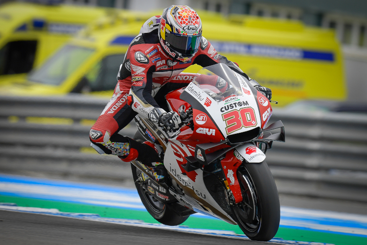 Takaaki Nakagami am Montag in Jerez