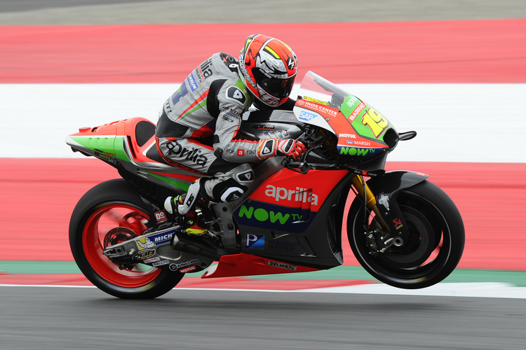 Alvaró Bautista auf dem Red Bull Ring: Ein schwieriges Terrain für die Aprilia RS-GP 16