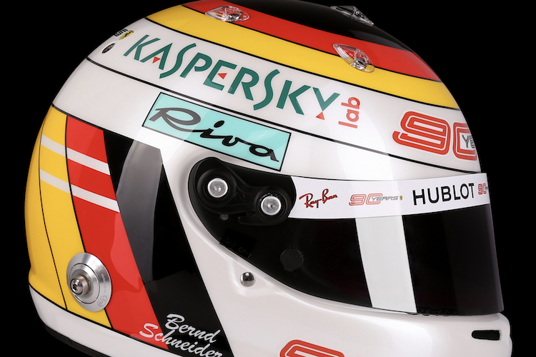Der 2019er Hockenheim-Helm von Sebastian Vettel