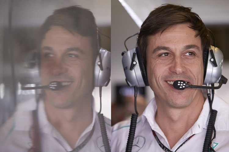 Toto Wolff: «Normalerweise sollte ein überrundeter Fahrer auf frischen Reifen auch nicht versuchen, sich zurück zu runden»