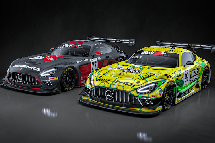 Die beiden Mercedes-AMG Team GruppeM-Fahrzeuge
