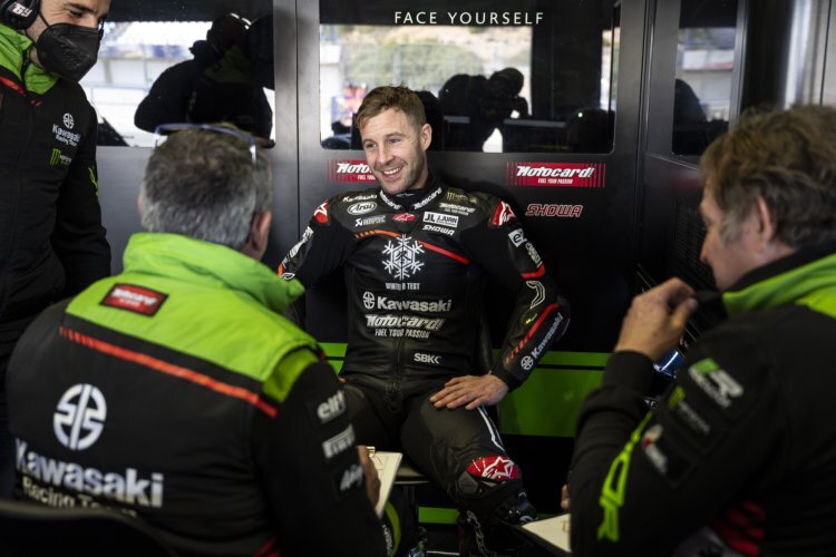 Jonathan Rea und sein Cheftechniker Pere Riba sind ein eingespieltes Team