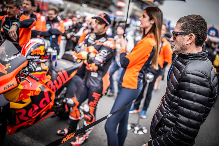 In Le Mans: Zarco mit Jean-Michel Bayle