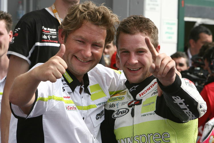 Ein gutes Team: Ronald ten Kate und Jonathan Rea