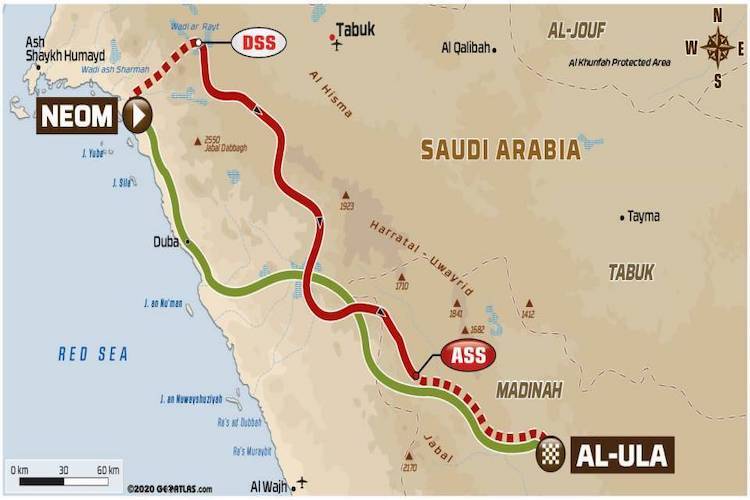 Tag 10 bei der Rallye Dakar 2021 in Saudi-Arabien