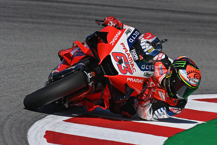 Francesco Bagnaia fehlten 1,5 sec auf die Spitze