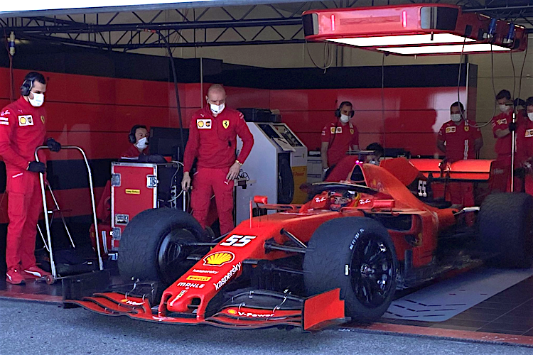 Carlos Sainz in Le Castellet