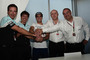 Christian Lundberg, Stefan Kiefer, Miguel Oliveira, Miodrag Kotur und Massimo Vergini