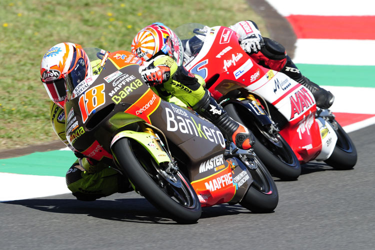 Nico Terol besiegte in Mugello Johann Zarco (hi.)