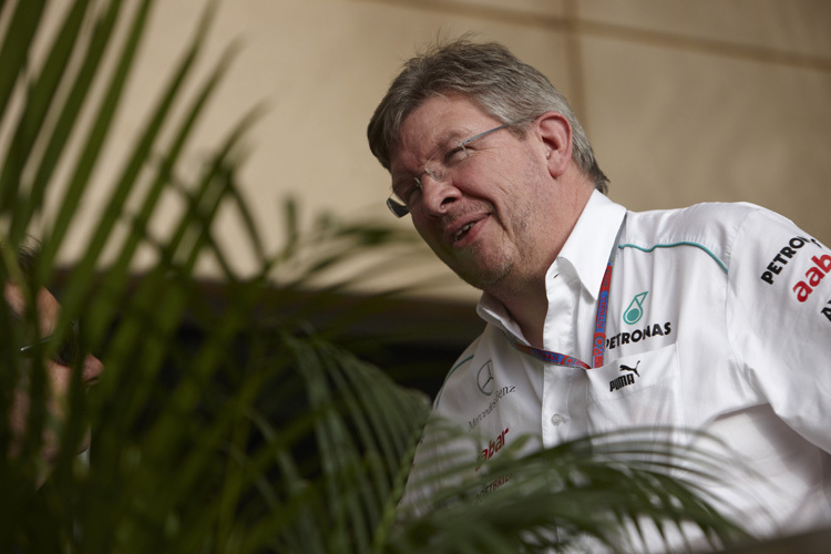 Brawn spielt mit Schumi den Geduldigen