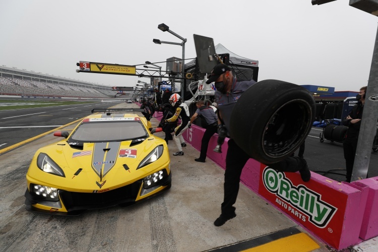 Die Corvette C8.R von Antonio Garcia und Jordan Taylor in Charlotte