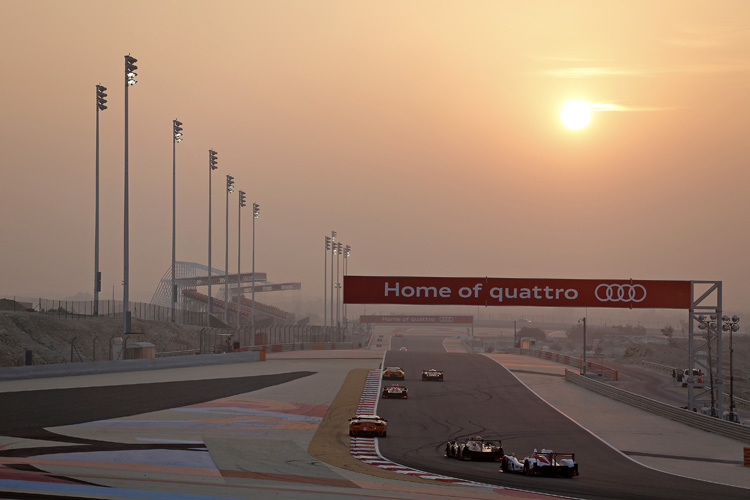 In Bahrain wurde am Donnerstag nur am Abend trainiert