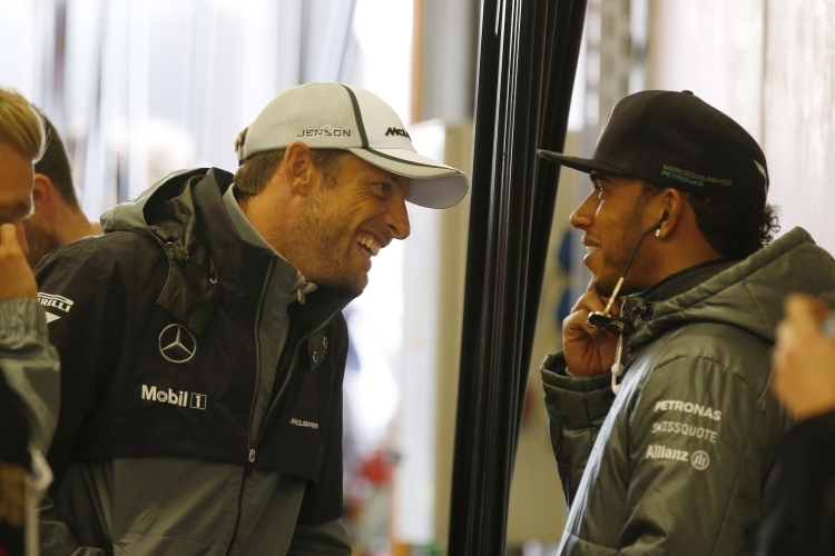 Jenson Button & Lewis Hamilton