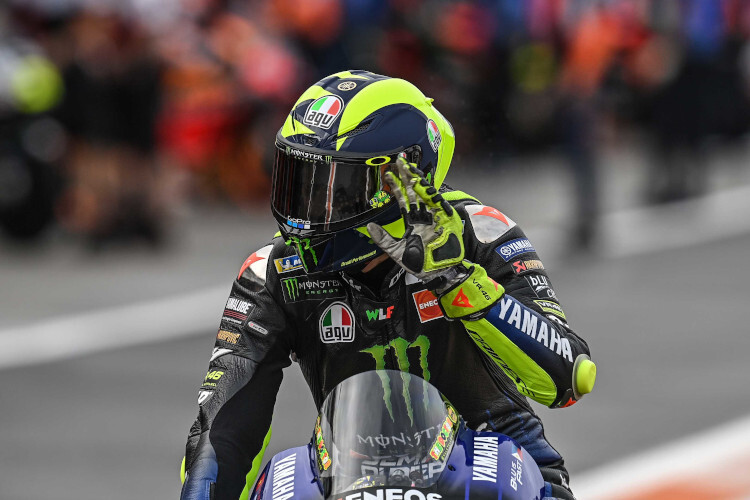 Valentino Rossi verabschiedete sich mit der Saison 2020 vom Yamaha-Werksteam