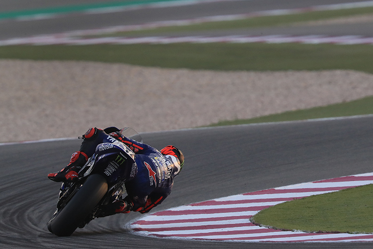 Maverick Viñales auf der Yamaha M1 in Katar