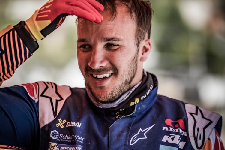 Sam Sunderland braucht nur noch einen Tag bei der Rallye Dakar zu überstehen