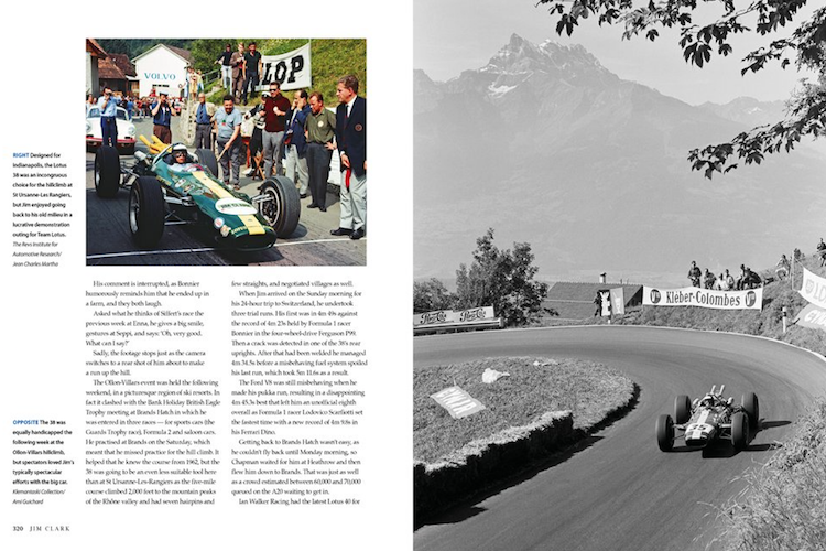 Keine Furcht vor Neuem: Mit dem Indy-Lotus beim Bergrennen in der Schweiz