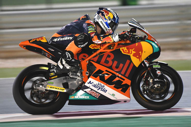 Miguel Oliveira: Platz 4 auf der Moto2-KTM in Katar