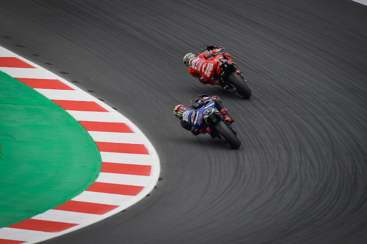 Pecco Bagnaia und Fabio Quartararo im Misano-Rennen