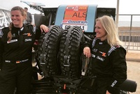 Annett Fischer (li.) und Andrea Peterhansel