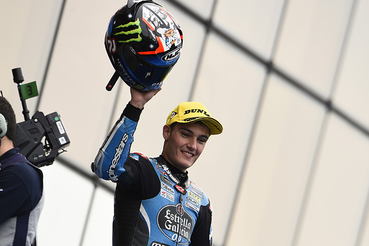 Der Moto3-WM-Zweite Jorge Navarro