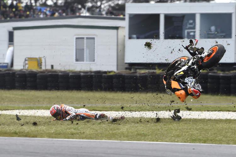 Marc Márquez: Rennsturz in Australien