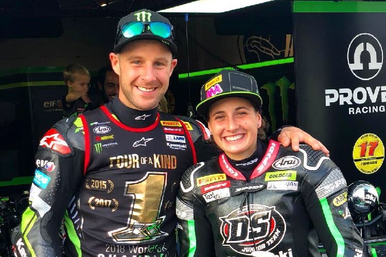 Jonathan Rea und Ana Carrasco