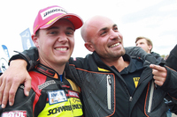 Dominik Blersch mit Lehrmeister Dario Giuseppetti