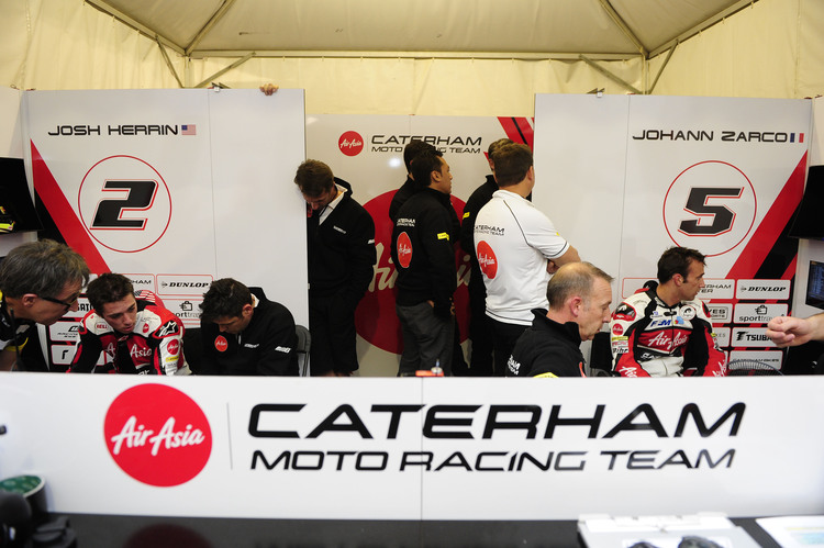 Das Caterham-Moto2-Team