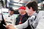 Lewis Hamilton, Niki Lauda und Toto Wolff