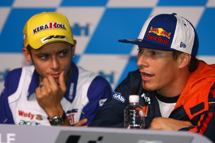 Valentino Rossi und Nicky Hayden verband eine von Respekt geprägte Freundschaft