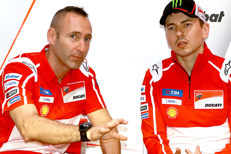 Christian Gabarrini mit Jorge Lorenzo