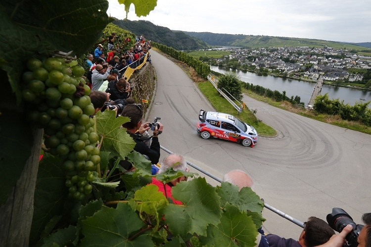 Vorjahressieger Thierry Neruville an der Mosel