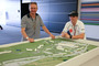 Modellversuch: Kevin Schwantz beim COTA-Studium mit Josh Herrin