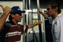 Ayrton Senna und Gerhard Berger