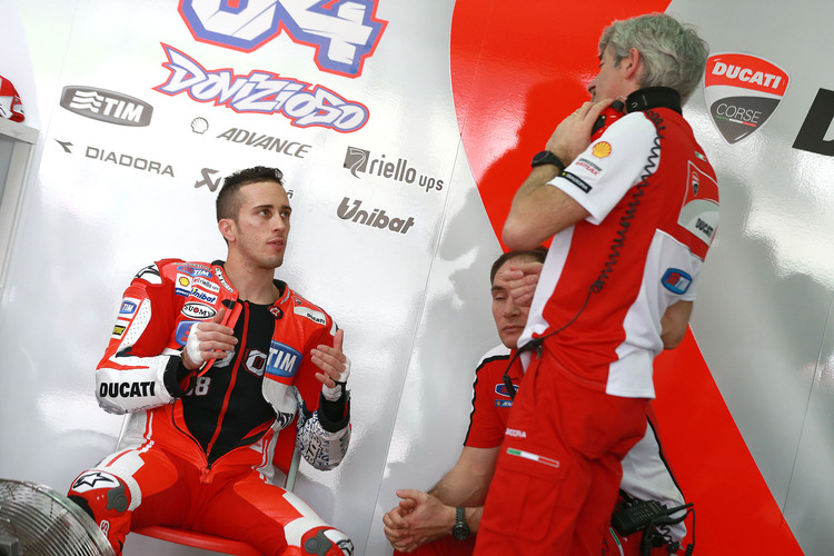 Andrea Dovizioso mit Gigi Dall'Igna