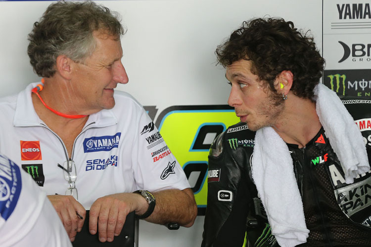 Jeremy Burgess und Valentino Rossi