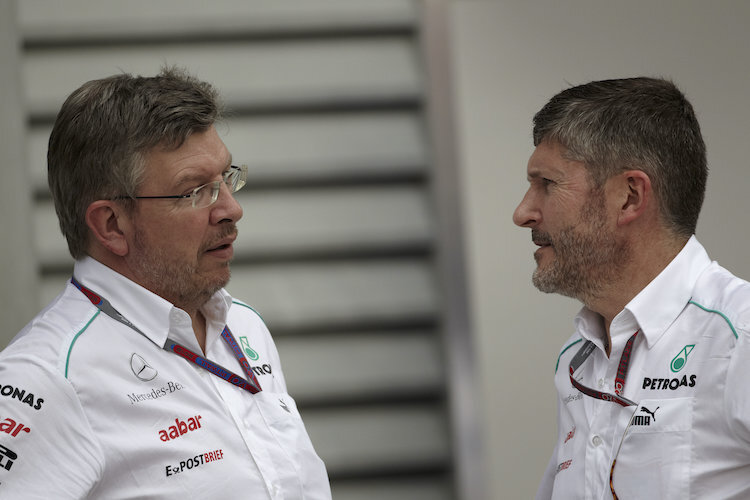 Ross Brawn und Nick Fry