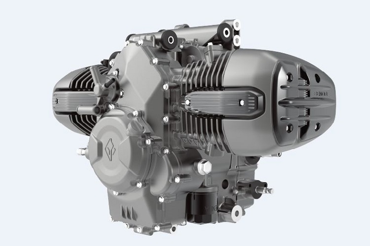 Boxermotor mit 700 ccm, der sich mit einem Elektroantrieb zum Hybridantrieb erweitern lässt - wir sind gespannt